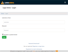 Tablet Screenshot of logoarena.it